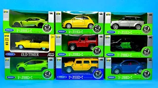 Unboxing and reviewing diecast Welly cars