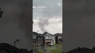 Tornado touches down in Barrhaven, south #Ottawa | #shorts #tornado @onstorm