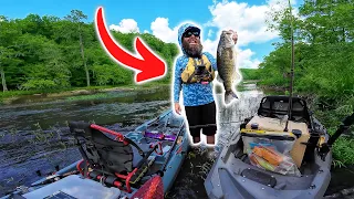 This River Was LOADED with Bass! (Kayak Adventure Series)