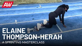 A sprinting masterclass from five-time Olympic champion Elaine Thompson-Herah