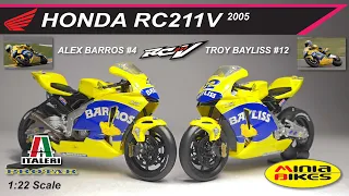 EP232 | ALEX BARROS VS TROY BAYLISS | HONDA RC211V(2005) | ITALERI PROTAR | 1:22 SCALE | DIE CAST