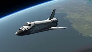 Space shuttle-Full re-entry mission in X-plane 11: Nailed it!