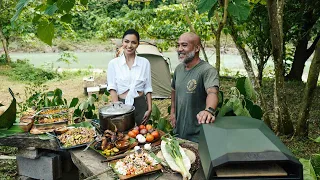 Brought our outdoor kitchen to camp! ⛺️ 🔥 🚙 @overlandkingsph