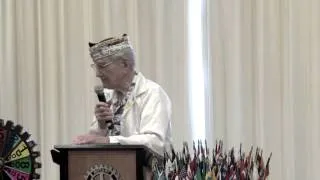 Pearl Harbor Survivor Earl J. "Chuck" Kohler speaks at the Moraga Rotary Club part 2