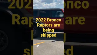 2022 Ford Bronco Raptors are on the ￼Are on the loose #broncoraptor #fordperformance #fordbronco ￼