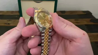 The classiest Rolex the DJ 41 two tone: Hands on