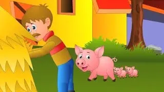 The Farmer In The Dell Nursery Rhymes | Animation Cartoon Rhyme Songs for Children