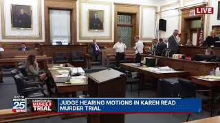 WATCH LIVE: Judge hearing motions in Karen Read murder trial.