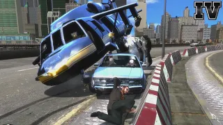 GTA IV - Crashes, Bailouts, Ragdolls & Fails Compilation #58 [1080p]