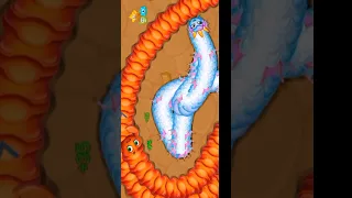 Worm Hunt - Snake game iO zone gaming play-51 #shorts #wormszone #gaming