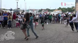 3er flashmob de marinera por fiestas patrias en Suecia