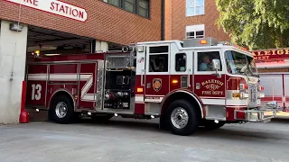 **RESCUE 16** Raleigh Station 1 Responding to a Fire Alarm 7-14-23