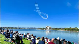 RAAF 100th anniversary flyover Canberra highlights 2021