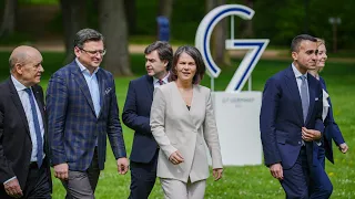 G7-Außenminister betonen Solidarität mit Ukraine - EU stockt Militärhilfe auf | AFP