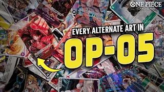 Every alternate art from OP-05 (and their expected hit rates)