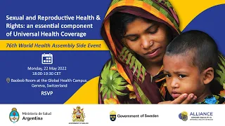 Sexual and Reproductive Health and Rights: an essential component of Universal Health Coverage