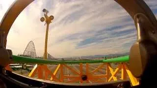 Ultra Twister POV - Crazy Japanese Coaster! Nagashima Spa Land (ナガシマスパーランド), Japan