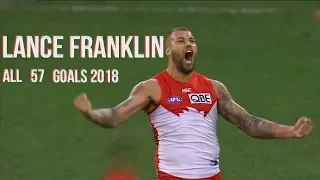 Lance Buddy Franklin all 57 Goals 2018