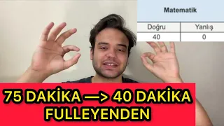 Tyt Matematik Hızlanma Taktiklerim