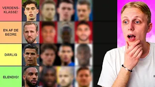 JEG RANGEREDE DE 20 BEDSTE ANGRIBERE I PREMIER LEAGUE! - TIER LIST