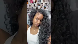 30Inch Long Curly Hair 🔥Side Part Quick Weave w/ Leave Out | Step By Step Tutorial Ft.@UlaHair