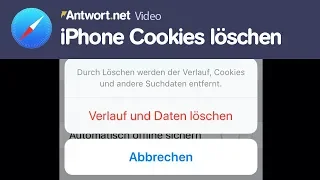 iPhone Browser Cookies, Cache und Verlauf löschen (Safari)
