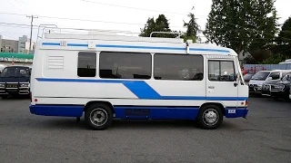 Toyota Coaster RV 1992 1HD-T turbo diesel, 14,123km ONLY!!! PART-2 RUSSIAN.