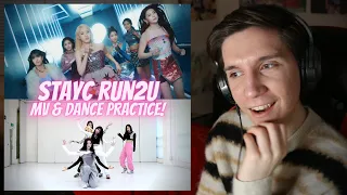 DANCER REACTS TO STAYC |  'RUN2U' MV & Dance Practice