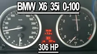 BMW X6 35i acceleration 0-100 kmh.