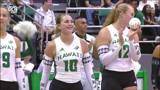 Hawaii Wahine Volleyball, Hawai'i vs USC, game 2, Sept 2, 2023