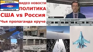 Видео Новости. Политика. США vs Россия. Чья пропаганда круче