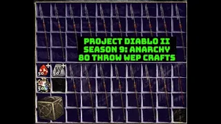Project Diablo II | Season 9: 80 Blood Craft Throw Weapons