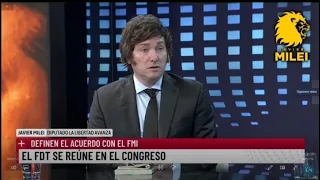 Javier Milei en LN - La negociación con el FMI está mal hecha - 07-03-2022