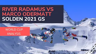 River Radamus Vs Marco Odermatt | Solden WC GS Race 2021 | Skiing