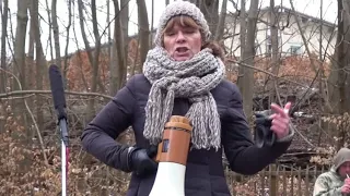 Protestkundgebung für den Erhalt der Treppe am Königsstuhl