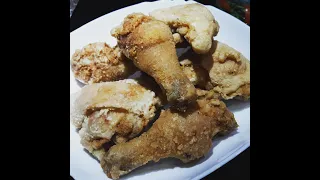 FRIED CHICKEN SIMPLE INGREDIENTS | CRISPY ON THE OUTSIDE, JUICY IN THE INSIDE