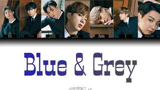 BTS 'Blue & Grey' — Color Coded Lyrics — ПЕРЕВОД • КИРИЛЛИЗАЦИЯ