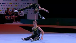 2018 Acrobatic Worlds – Great Britain, Men’s Pair Qualifications