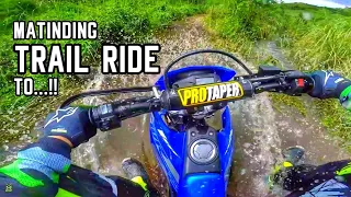 Na scam ako sa trail ride namin | Brand new Yamaha WR155R