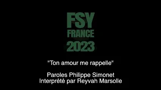 Ton amour me rappelle (ALBUM FSY FRANCE 2023)