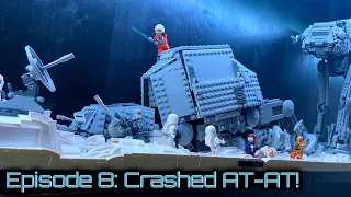 Wir crashen einen AT-AT Walker: Bau eines LEGO Star Wars Raums #8!