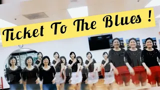 Ticket To The Blues  Line Dance