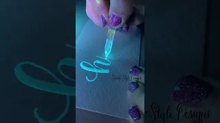 Glowing Ink + Glass Dip Pen