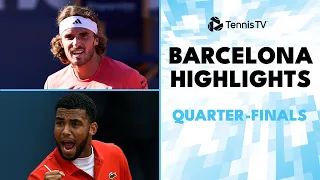 Tsitsipas vs Diaz Acosta; Ruud Faces Arnaldi; Fils & More Play | Barcelona Quarter-Final Highlights