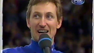 wayne gretzky final game ceremony