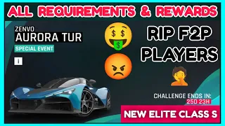 Asphalt 9 - ZENVO AURORA TUR | All Stages Requirements & Rewards 🤑