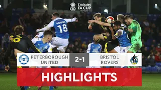 Mumba Sends The Posh Through! | Peterborough United 2-1 Bristol Rovers | Emirates FA Cup 2021-22