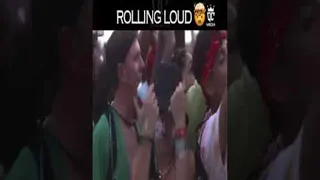 Kodak black performing at Rolling loud 2021