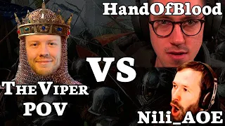 TheViper vs HandOfBlood & Nili_AOE | 1v2 Best of 5!