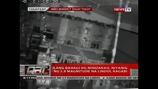 QRT: Ilang bahagi ng Mindanao, niyanig ng 5.9 magnitude na lindol kagabi